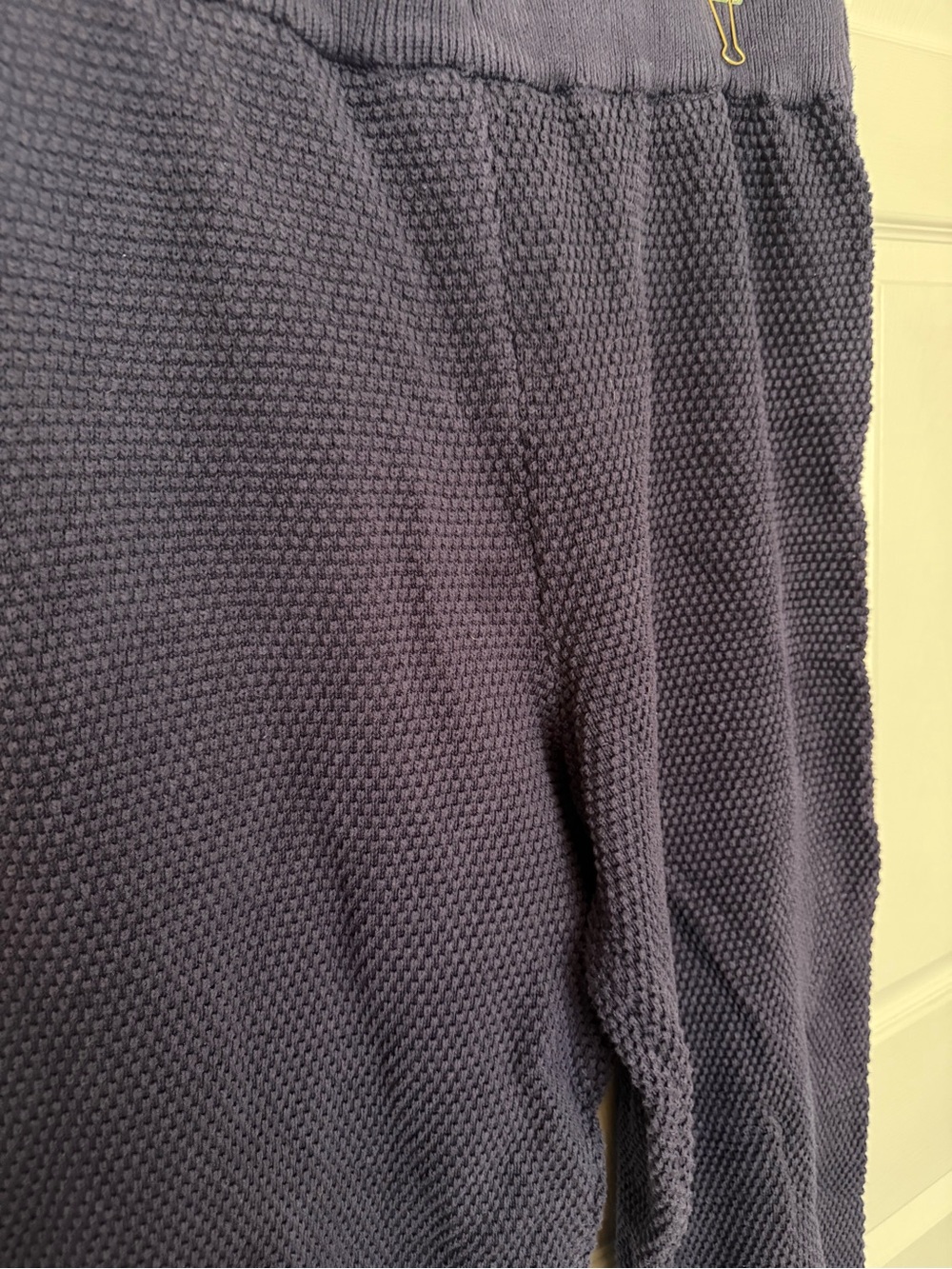 Free People Navy Knit Wide-Leg Joggers & Cardigan Set - Picture 7 of 7